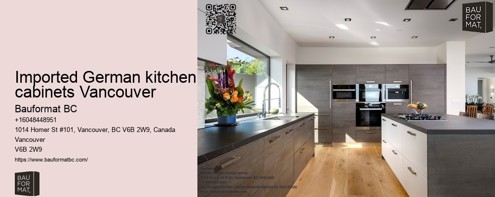 Imported German kitchen cabinets Vancouver