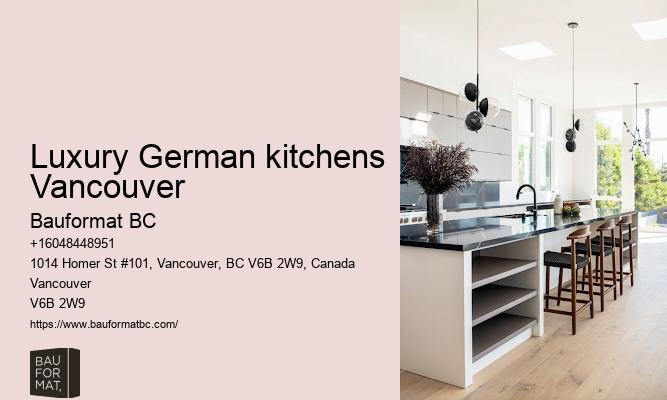 German kitchen suppliers Vancouver