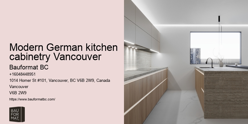 Stylish German kitchen comparisons Vancouver