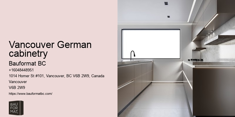 German kitchen cabinet marketing Vancouver