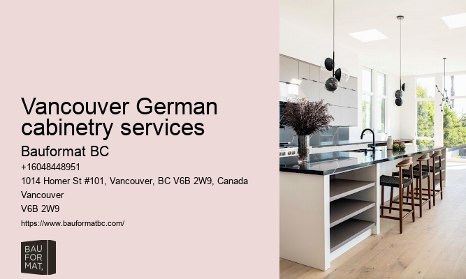 Innovative German kitchen layouts Vancouver