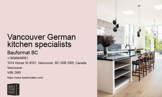 German kitchen consultants Vancouver
