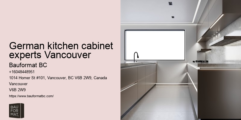 German kitchen cabinets materials Vancouver