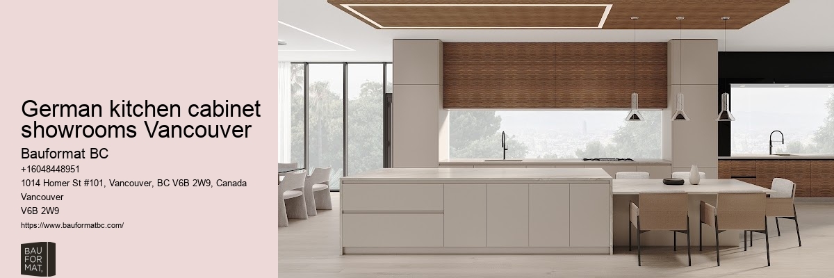 German kitchen cabinets with undermount sink Vancouver