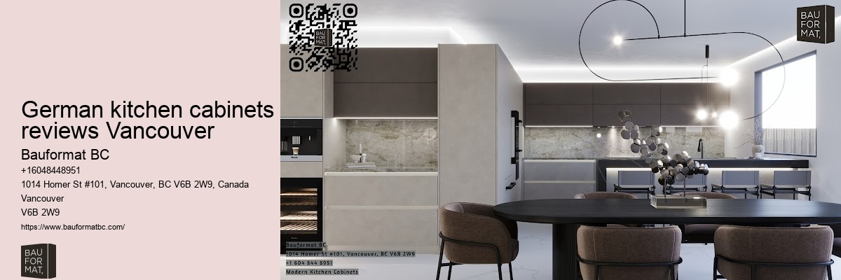 Premium German kitchen cabinets Vancouver
