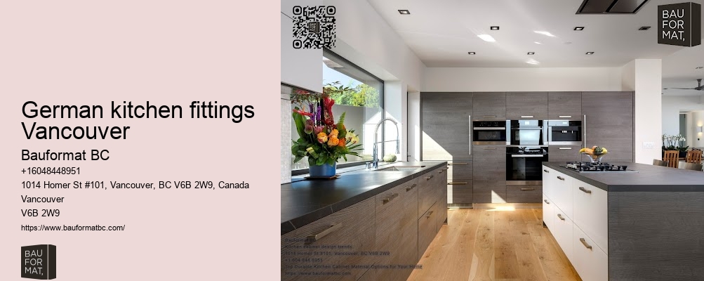 German kitchen cabinets with classic styles Vancouver