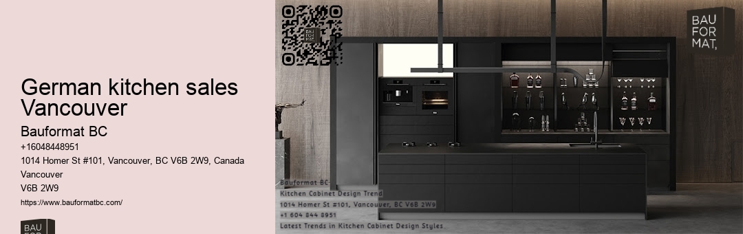 German kitchen cabinet showrooms in Vancouver