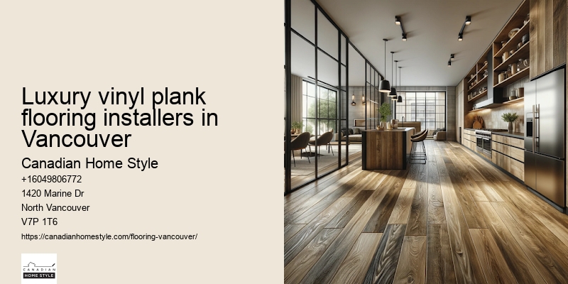Luxury vinyl plank flooring installers in Vancouver