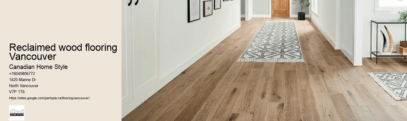 Custom vinyl plank flooring Vancouver