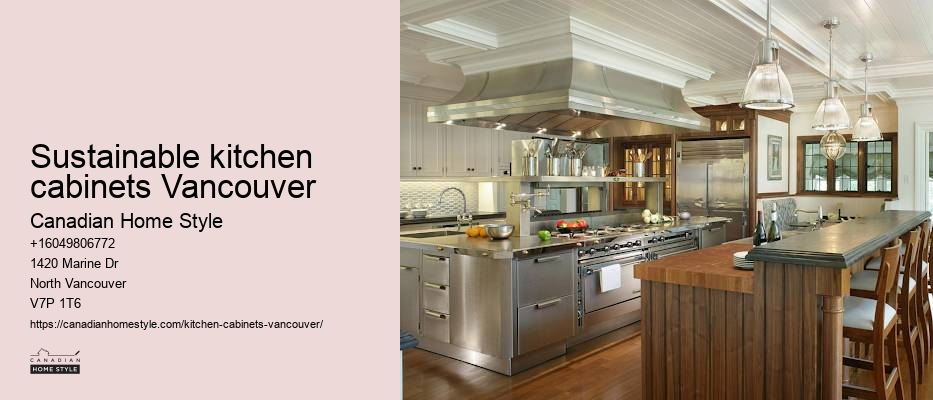 Sleek kitchen cabinets Vancouver