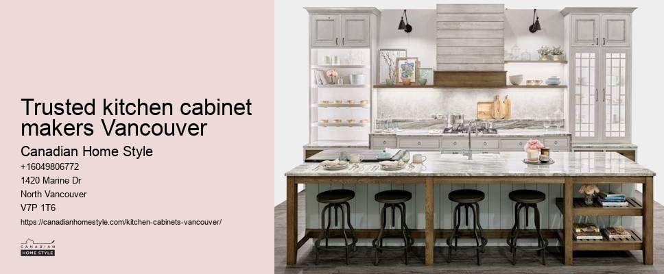 Vancouver kitchen cabinet display center