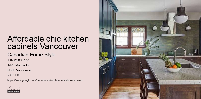 Trendsetting Vancouver kitchen cabinet design