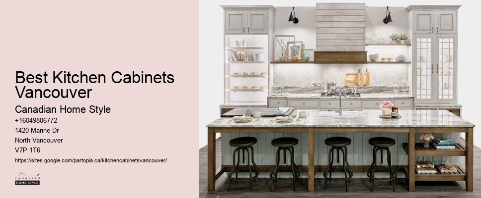 Modern industrial Vancouver kitchen cabinet design