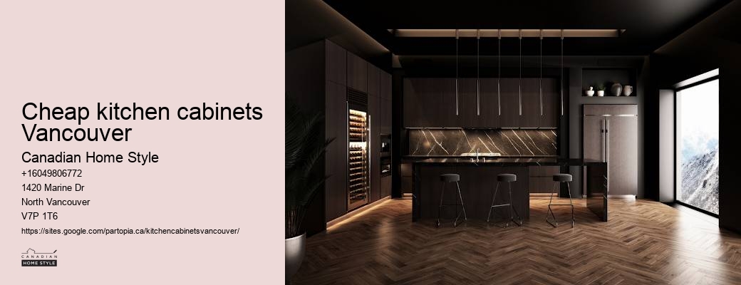 Vancouver kitchen cabinet displays