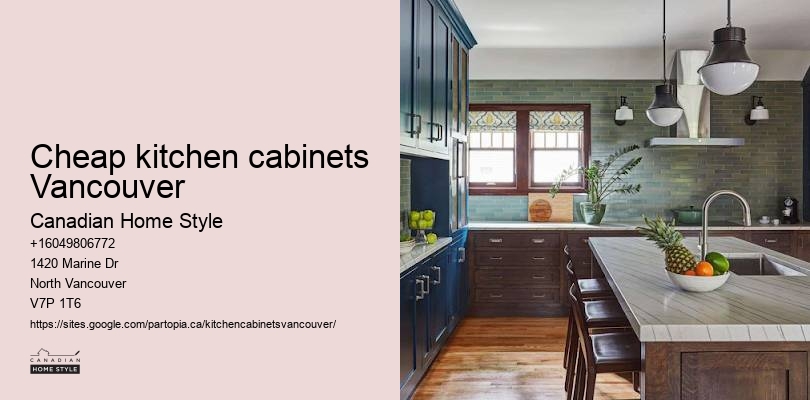 Vancouver high-quality kitchen cabinets