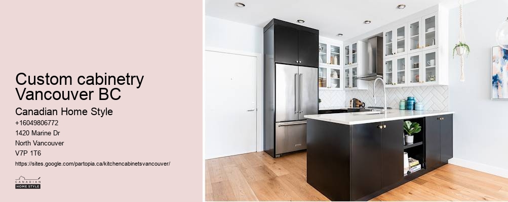 Classy luxury kitchen cabinets Vancouver