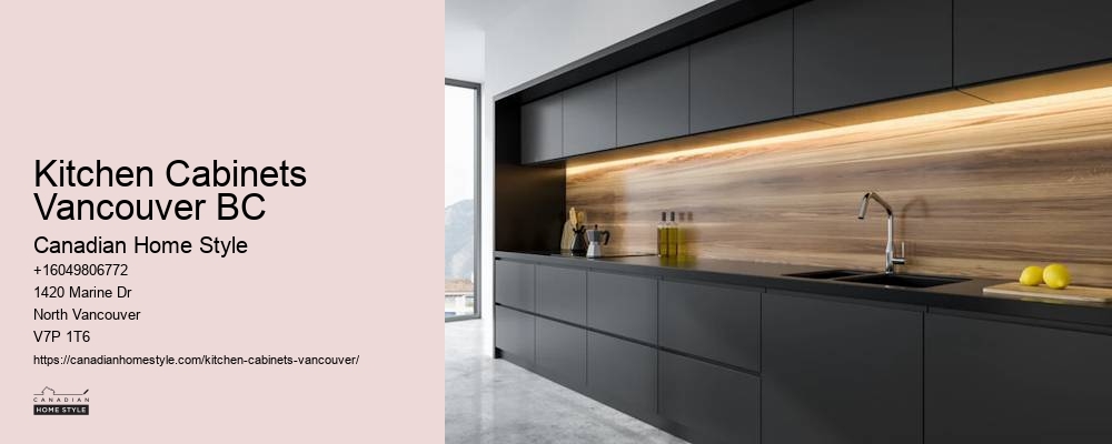 Vancouver contemporary kitchen cabinet designs