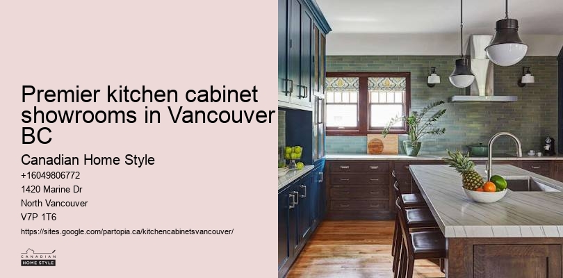 Warm modern kitchen cabinets Vancouver