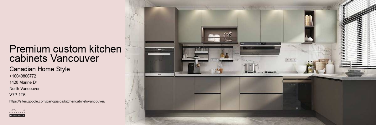 Contemporary modern kitchen cabinets Vancouver