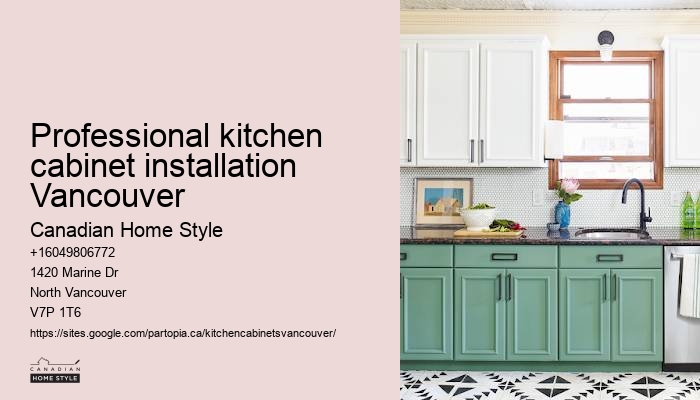 Sophisticated luxury kitchen cabinets in Vancouver