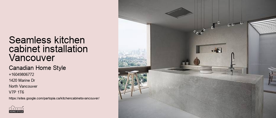 Chic custom kitchen cabinets Vancouver
