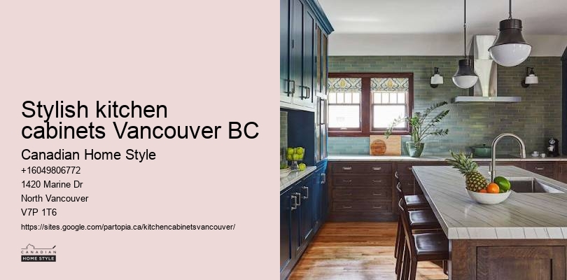 Contemporary kitchen cabinets Vancouver