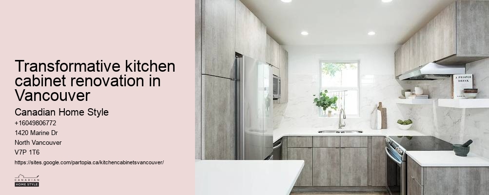 Kitchen cabinet styles Vancouver