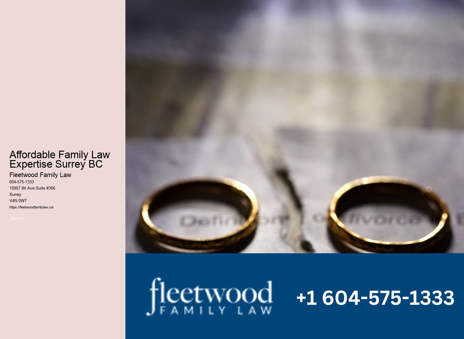 Trusted Family Law Specialist Surrey BC