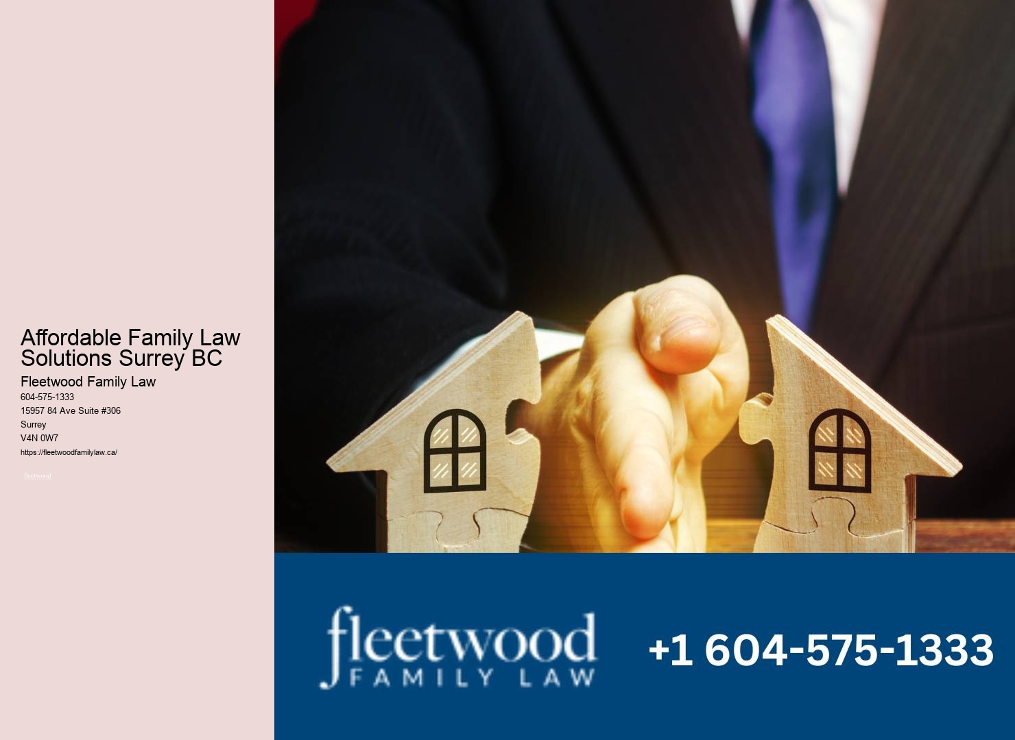 Family law representation and counsel Surrey