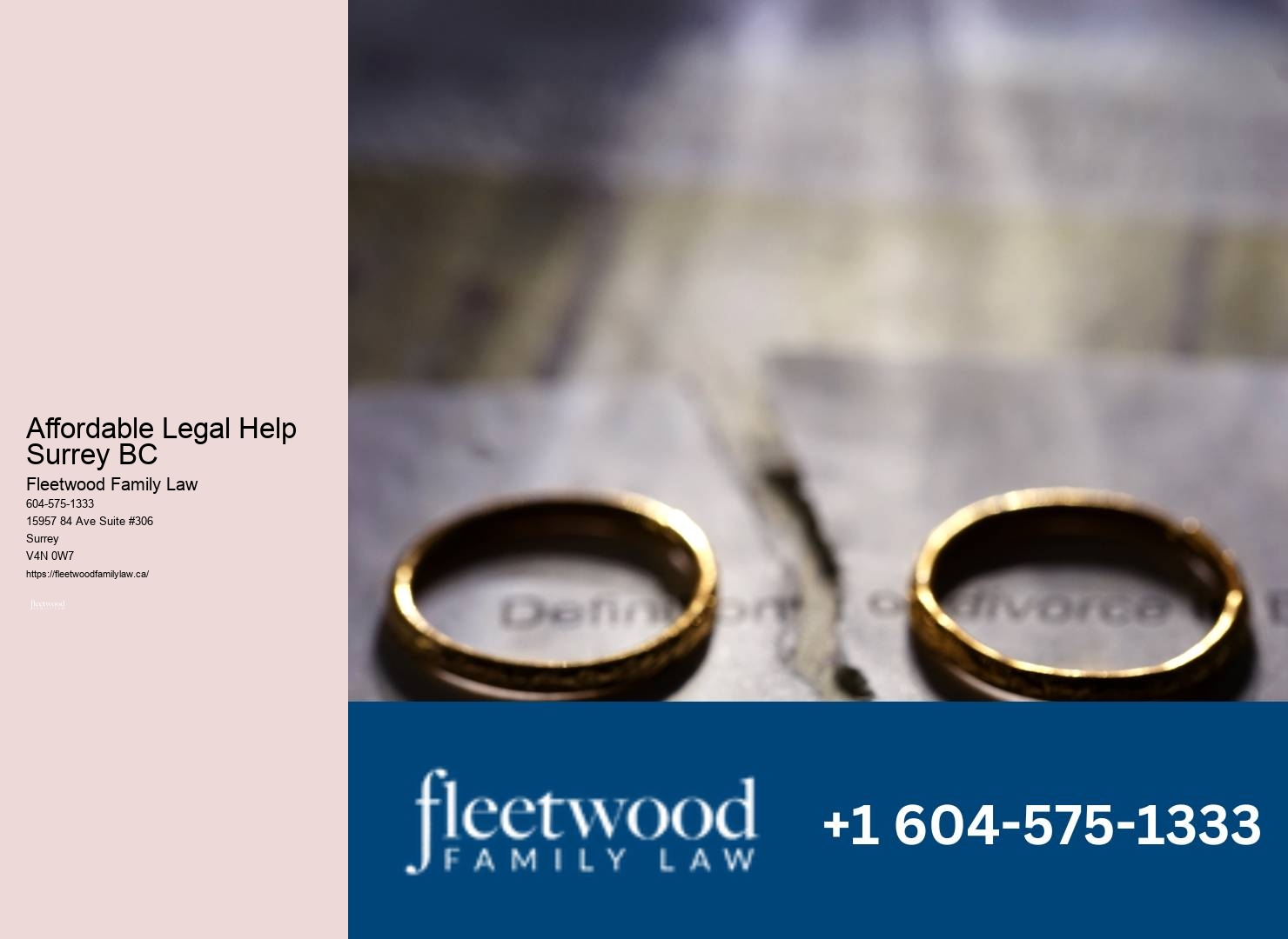 Family law services Surrey