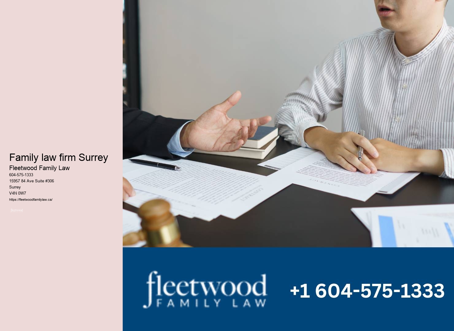 Responsive family law firm Surrey