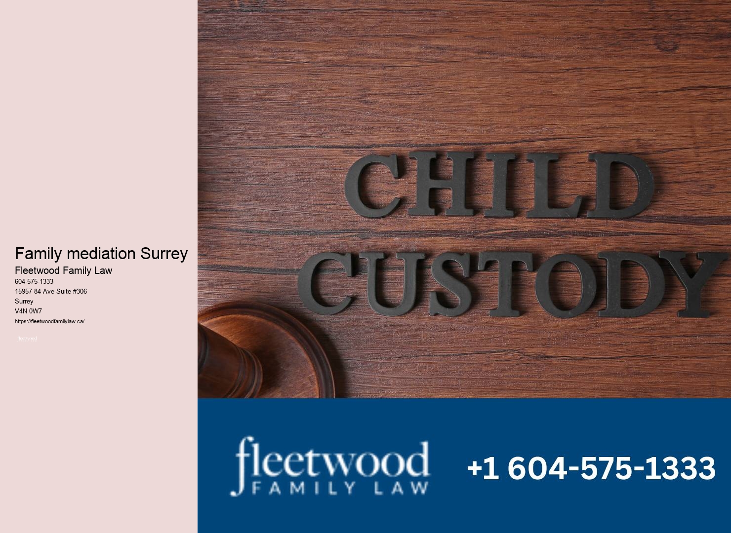 Surrey Family Law Settlement Services