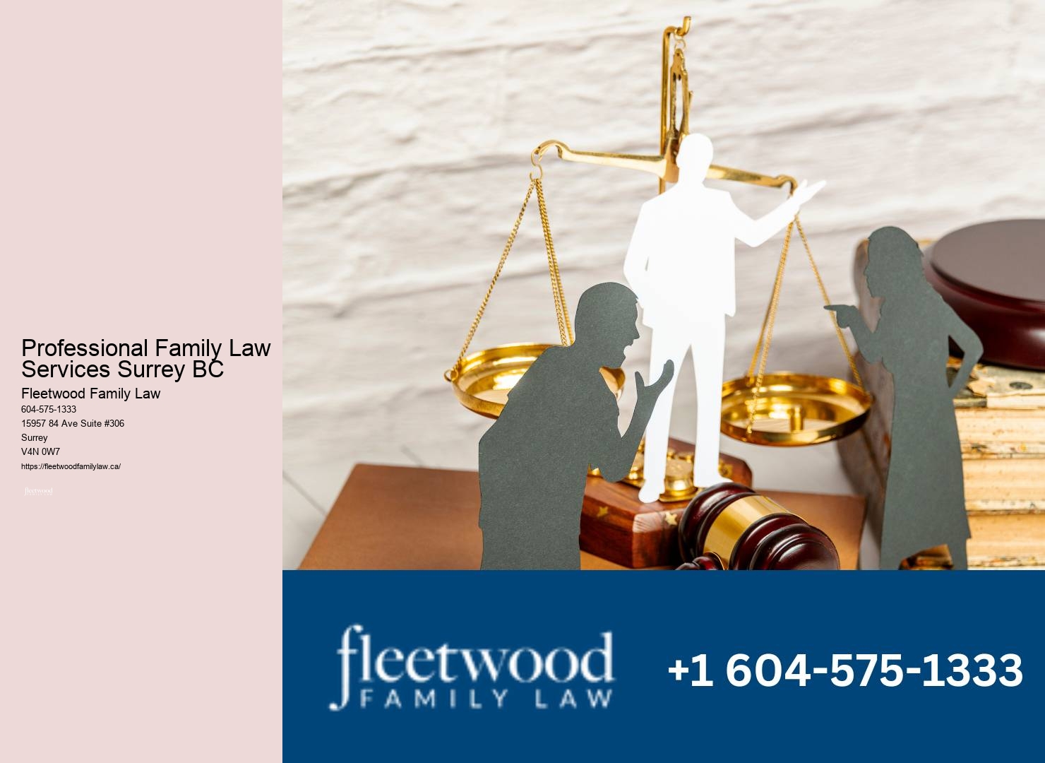 Dependable family law services Surrey