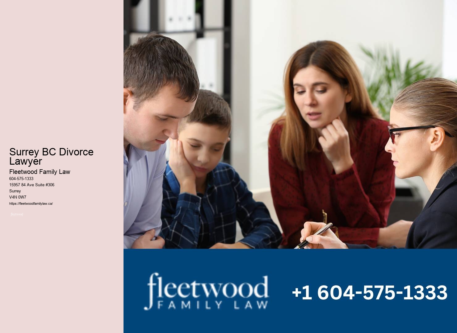 Family law counsel and advice Surrey