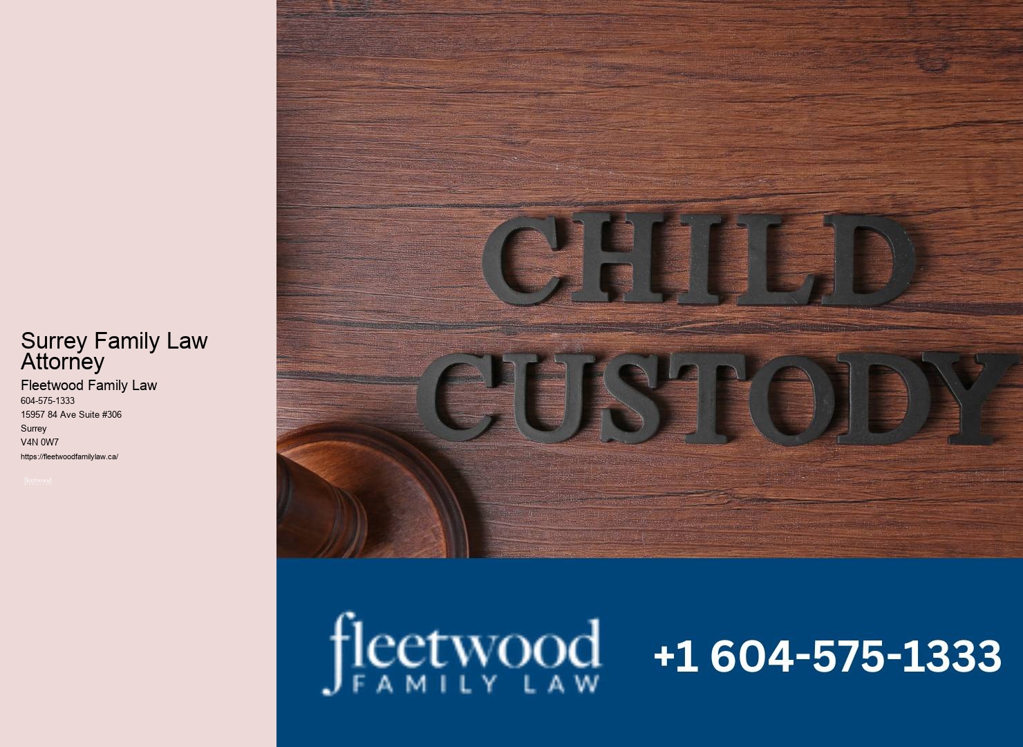 Exceptional Surrey Family Legal Representation