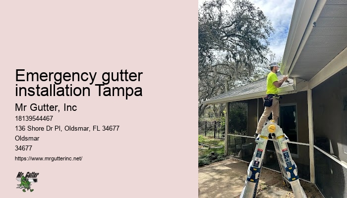 Emergency gutter installation Tampa gutter installation blog