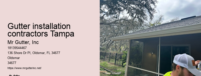Aluminum gutter installation cost Gutter installation contractors Tampa