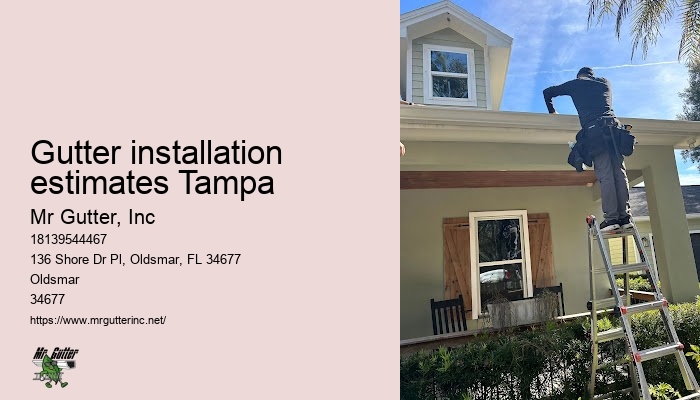 Gutter installation estimates Tampa gutter installation guide