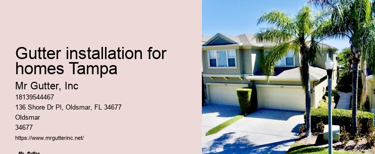 Custom-fit gutter installation Gutter installation for homes Tampa