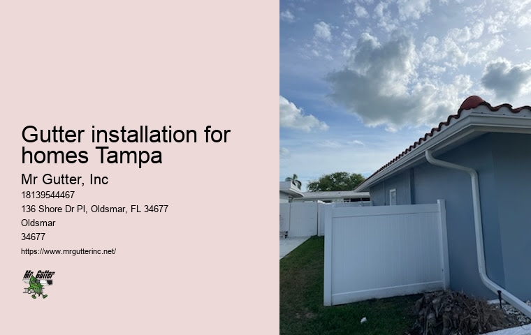 Gutter installation costs Gutter installation for homes Tampa