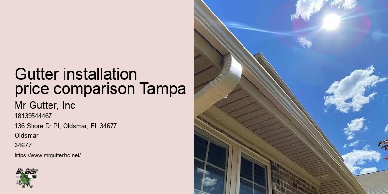 Gutter installation for schools Gutter installation price comparison Tampa