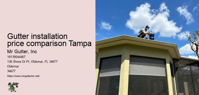 Gutter installation for hospitals Gutter installation price comparison Tampa