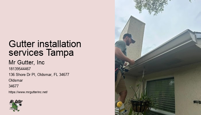 Gutter installation services Tampa residential gutter services