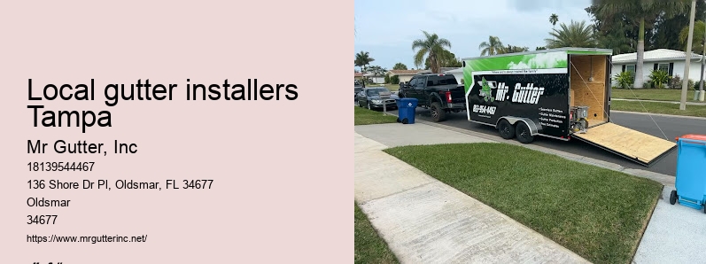 Local gutter installers Tampa gutter installation pricing