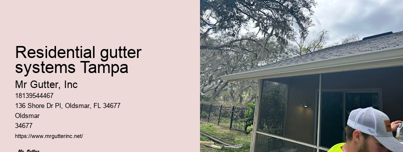Residential gutter systems Tampa custom gutter solutions