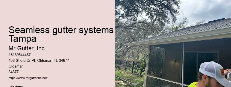 Seamless gutter systems Tampa gutter installation pricing