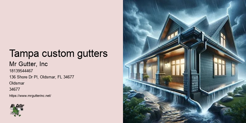 Tampa custom gutters rain gutter installation cost