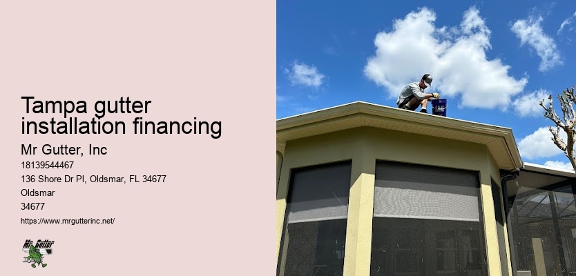 Licensed Gutter Contractors Tampa gutter installation financing