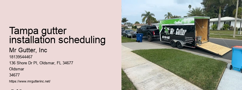 Seamless Rain Gutter Installation Tampa gutter installation scheduling