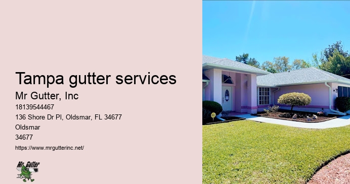 Gutter installation estimates Tampa gutter services